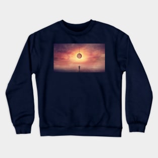 sun clock Crewneck Sweatshirt